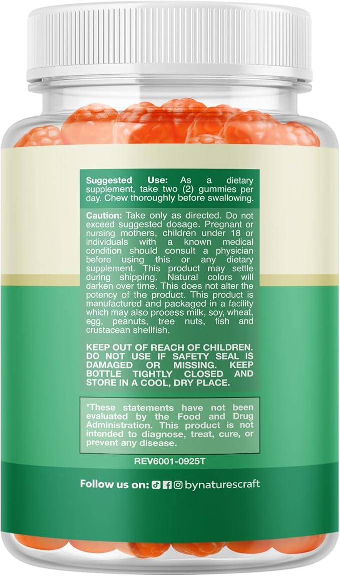 Teen Multivitamin Gummies 12-17 - Teen Boys & Girls Gummy Vitamins for Better Skin, Immune Strength, Mood & Energy Support - Teenage Girl & Boy Supplements with Zn, Mg, Vitamin A, C, D & E - 60 Ct
