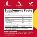 Qunol CoQ10 Gummies, CoQ10 100mg, Delicious Gummy Supplements, Helps Support Heart Health, Vegan, Gluten Free, Ultra High Absorption, 2 Month Supply (60 Count, Pack of 2)