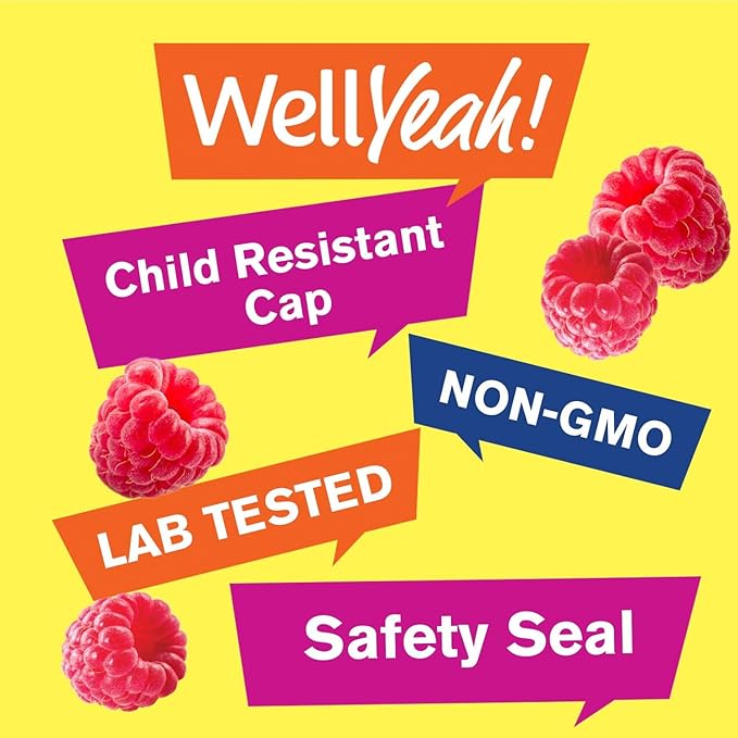 WellYeah Vitamin B12 1000mcg Gummies - for Energy, Mood, Metabolism and Immune System Support - Vegan Friendly and Gluten-Free, GMO Free and Doctor Recommended - 60 Gummies