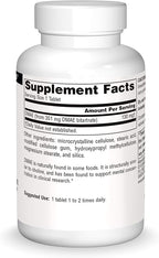Source Naturals DMAE, Dimethylaminoethanol Bitartrate - Supports Mental Concentration - 100 Tablets