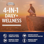 Sovereign Copper Bio-Active Copper Hydrosol, Daily+ 4-in-1 Wellness Supplement for Joint, Bone, Hair, Skin and Nails, Cardiovascular Health, Energy and Metabolic Health Support, 64 fl oz (1.89L)