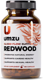 UMZU Redwood Nitric Oxide Booster, (30 Day Supply) – Vitamin C, Garlic & Horse Chestnut – Healthy Circulation & Endurance – Daily Cardiovascular Support Nitric Oxide Supplement Blood Flow Supplement