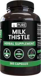 Pure Original Ingredients Milk Thistle (365 Capsules) No Magnesium Or Rice Fillers, Always Pure, Lab Verified