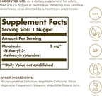 Melatonin 5mg Nuggets Solgar 60 Tabs