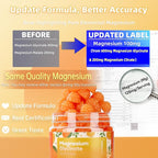 90 Count Magnesium Glycinate Gummies w/Ashwagandha Supplement - Sugar Free Zinc Magnesium Glycinate Supplement Ashwagandha Gummies for Adults Orange Flavor