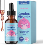 JoySpring Kids B Complex | Vitamin B Complex Liquid Drops with Elderberry, Zinc & Vitamin C | Support for Overall Wellness (1 fl oz) 30 Servings