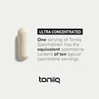 Toniiq 22mg Ultra Concentrated Spermidine Supplement -Spermidine Supplements for Men and Women - Rice Germ Extract and Trihydrochloride Complex Blend - 60 Vegetarian Capsules - 30 Servings