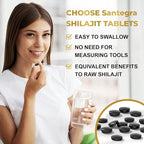 30,000 MG Shilajit Tablets, 100% Shilajit Pure Tablets for Women & Men, Himalayan Organic, Fulvic Acid & 85+ Trace Minerals, Resin Supplement for Energy and Immune System, 60 Counts