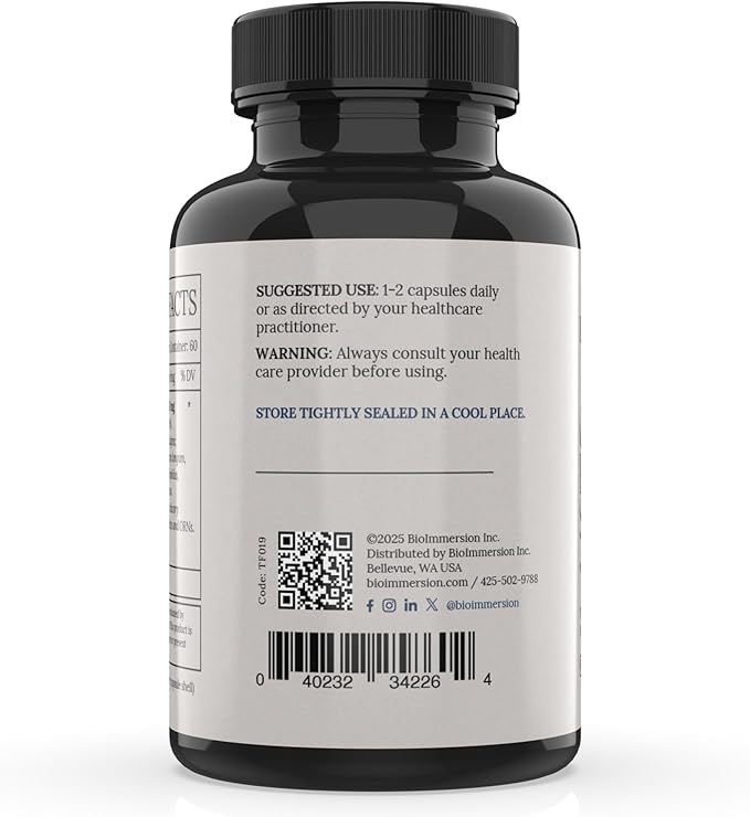Cranberry Pomegranate Synbiotic - Organic Cranberry, Pomegranate Extract 40% Punicalagins, D-Mannose & Probiotic Blend - Supports Urinary Tract and Microbial Wellness - 60 Capsules