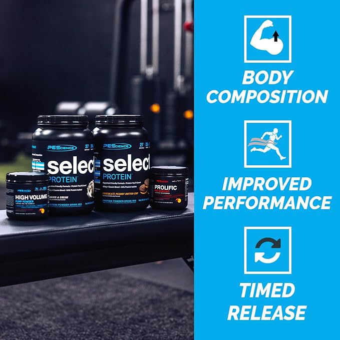PEScience Select Protein Powder, Whey and Casein Blend, Lean Protein Powder for Women and Men, Low Calorie, Low Carb, Keto Friendly, Gluten Free, Chocolate Peanut Butter Cup - 27 Servings