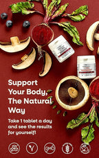 Vegan Vitamin B12 Sublingual Supplement — for Metabolism & Energy, Vitamins & Health Supplements — (60 Tablets)