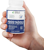 PROSTASOLV Prostate Support for Men's Health - Urinary & Prostate Health Formula with Quercetin, Bromelain, Beta-Sitosterol, Saw Palmetto for Pelvic & Prostate Comfort -60 Caps