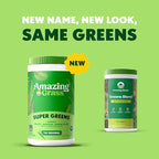 Amazing Grass Greens Blend Superfood: Super Greens Powder with Spirulina, Chlorella, Beet Root Powder, Digestive Enzymes, Prebiotics & Probiotics, Original, 60 Servings (Packaging May Vary)