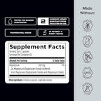 Designs for Sport Magnesium Glycinate - Magnesium Supplement to Support ATP Energy, Muscle Recovery, Bone Health & Heart Health - NSF Certified for Sport (120 Capsules)