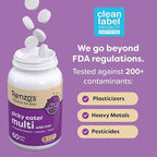 Renzo's Picky Eater Kids Multivitamin with Iron - Dissolvable Kids Vitamins with Iron, Zinc, Vitamin C, Vitamin D, E & K, Sugar-Free Melty Tabs, Cherry Flavor, 60-Count (1-2 Month Supply)