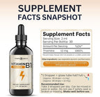 Think Above Vitamin B1 Thiamine Mononitrate - Liquid Drops Supplement (2 FL OZ)