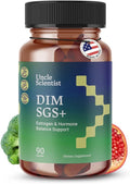 DIM SGS+ Supplement 150mg for Women & Men - Supports Healthy Hormone Levels, Estrogen, Metabolism, Detox - Pomegranate & Broccoli Seed, 90 Capsules (90 Day Supply)
