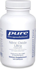 Pure Encapsulations Nitric Oxide Ultra (Capsules) - Supplement Supports Nitric Oxide Production, Healthy Blood Flow & Vascular Health - with L-Citrulline & CranLoad Cranberry Extract - 120 Capsules