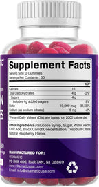 Vitamatic Biotin Gummies 10,000 mcg for Stronger Hair, Skin & Nails - 60 Vegan Gummies - Also Called Vitamin B7 (6 Bottles)