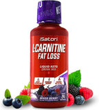 iSatori L-Carnitine 1500, Triple-Blend Liquid L Carnitine Supplement, with Acetyl & Tartrate, Stimulant Free Energy, Low Calories, Sugar or Gluten, Keto-Friendly, Mixed Berry Flavor (24 Servings)