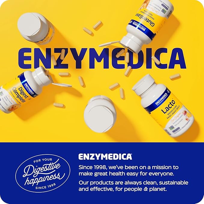 Enzymedica Digest Gold + Probiotics, 2-in-1 Formula for Gut Health, Digestive Enzymes & 1 Billion Active Probiotic Cultures, 45 Count