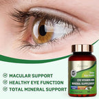 Zooone Lutein Eye Vitamins Supplement 90pcs, Lutein & Zeaxanthin for Women Men to Against Macular & Dry Eye, Multivitamin for Vision & Ocular Health with Zinc, VC, VE