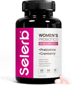 Selerb NAD+ Supplement for Women - NMN Alternative with β-NAD+, Trans-Resveratrol, CoQ10, D-Ribose - Promotes Cellular Renewal, Energy, and Radiant Skin Health (60 Capsules, Womens Probiotic)