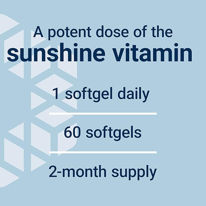 Life Extension Vitamin D3 175 mcg (7000 IU), Immune System Support, Bone Health, Brain Performance, Gluten-Free, Non-GMO, Once Daily, Two-Month Supply, 60 softgels
