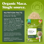 Navitas Organics Maca Powder – 100% Gelatinized Peruvian Maca for Adaptogen Smoothies, Lattes, Baking & More – Energize & Balance - USDA Organic, Non GMO, Vegan, Gluten Free (8oz. Bag, 45 Servings)