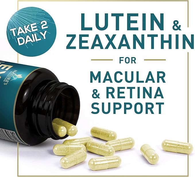 Eye Vitamins Supplements - 3x Strength Eye Health Vitamin with Lutein and Zeaxanthin - Vision Macular Health & Dry Eyes Support With Zinc, Vitamins C E & Minerals, Bottled in USA - 120 Capsules
