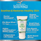 Natural Path Silver Wings 200ppm Silver with Aloe Vera Gel and Tea Tree Oil - Soothing Skin Care - 1.5 oz