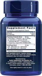 Life Extension FLORASSIST GI with Phage Technology, Digestive Health, probiotic Support, Nutrient Absorption, 7 probiotic strains, bacteriophage Blend, 90 Liquid Vegetarian Capsules