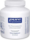 Pure Encapsulations DL-Phenylalanine | Amino Acid Supplement for Memory and Focus, Joints, Muscles, and Cognitive Support* | 180 Capsules