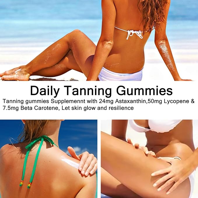 Tanning Gummies, Daily Tanning Gummies 60 Gummies (2)