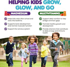 DR. MORITZ Kids Magnesium Gummies Orange Flavor (120 Count) and Kids Multivitamin Gummies (120 Count) - Relaxation & Health Support - Non-GMO, Vegetarian Toddler Vitamins