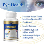 Lutein 20 mg with Zeaxanthin, Bilberry Extract, Vitamins E for Men and Women Dietary Supplements for Eye Health Supports Vision Clarity, Antioxidant Protection & Eye Health | 60 Capsules
