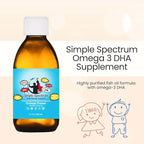 Simple Spectrum, All Natural Fish Oil, Omega 3 DHA Supplement