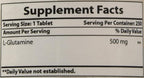 Best Naturals L-Glutamine 500 mg 250 Tablets