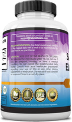 NaturaLife Labs Sambucus Elderberry Capsules – with Vitamin C & Zinc – Immune Support Supplement – 90 Vegan Capsules – Non-GMO & Gluten-Free