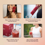 IM8 Daily Ultimate Essentials All-in-One Multivitamin Supplement, 92 Nutrient Rich Ingredients CoQ10, Probiotics, Vitamins, Greens, Gluten Free, Vegan (30 Packets, Mango & Passion Fruit)