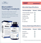 1MD Nutrition BiomeMD Probiotics | 62 Billion CFUs, 15 Comprehensive Strains - Pro & Prebiotics | Doctor-Formulated for Digestive Health & Immune Support | 30 Capsules