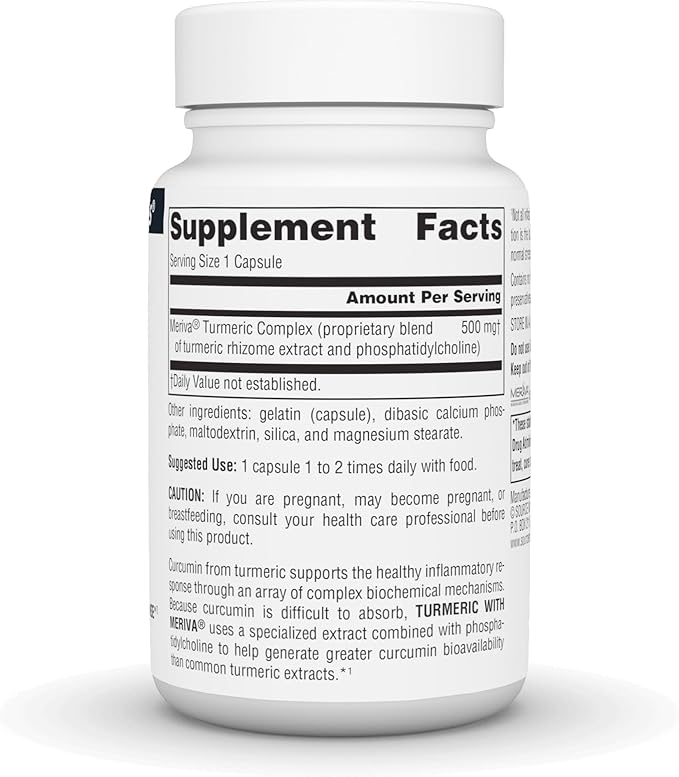 Source Naturals Turmeric with Meriva - 500mg, 30 Capsules