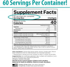 Jigsaw Health Alaskan Cod Liver Oil | 900 mg Omega-3s with EPA, DHA, and DPA | Includes Naturally Occuring Vitamins A & D | 180 Softgels | 60 Servings