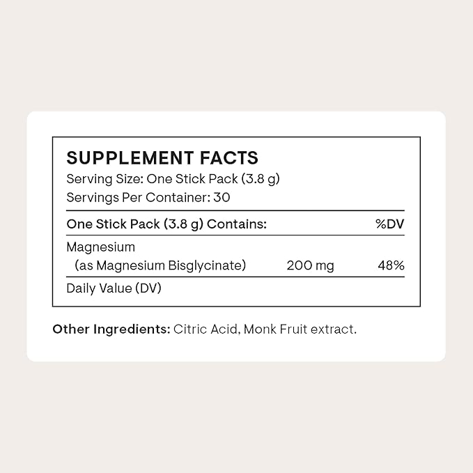 THORNE - Magnesium Bisglycinate - Powdered Magnesium Formula - Supports Restful Sleep, Muscle Relaxation, Heart Health & Metabolism* - NSF Certified for Sport - Gluten, Dairy & Soy-Free - 30 Servings
