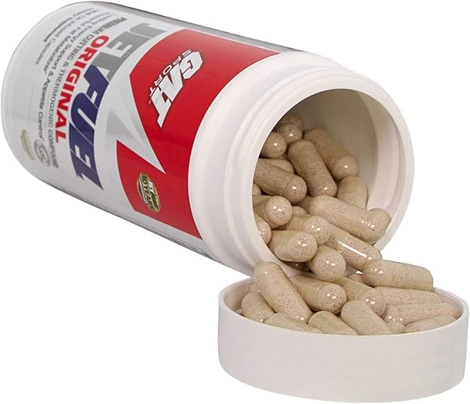 GAT SPORT JetFuel Original - Weight Loss Supplement, Energy Booster, Fat Burner, Appetite Suppressant (144 Capsules)