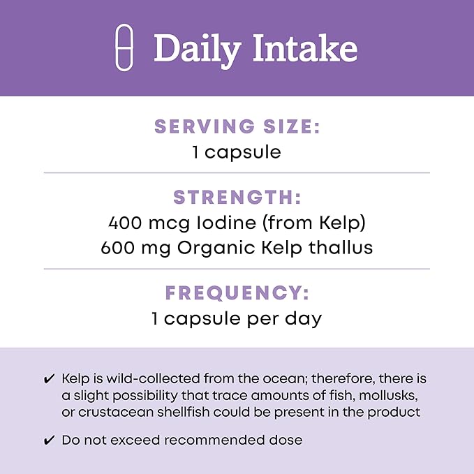 Oregon's Wild Harvest Organic Kelp, 180 Organic Vegan Capsules