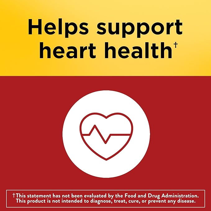 Nature Made CoQ10 200mg Softgels, Dietary Supplement for Heart Health Support, 40 Softgels, 40 Day Supply