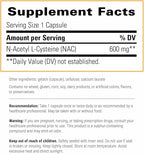 Integrative Therapeutics NAC - Antioxidant Support Supplement for Respiratory & Lung Function* - Gluten-Free & Dairy-Free - 60 Capsules (60 Servings)