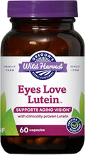Oregon's Wild Harvest Eyes Love Lutein™ Capsules, Non-GMO Organic Herbal Supplements, 60 Count