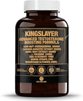 Kingslayer: 7-in-1 Testosterone Booster for Men w/KSM-66, Fadogia, Suma Root, L-Theanine, Zinc, Boron, Magnesium – Muscle, Energy, Libido & Focus